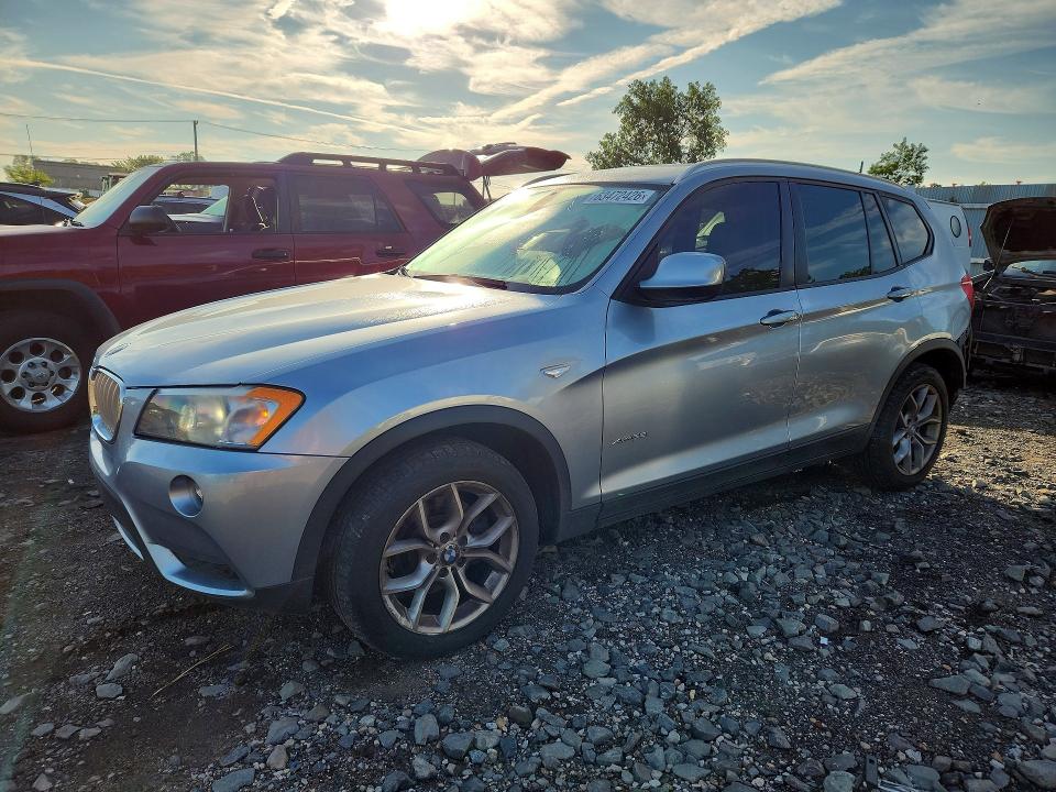 BMW X3 2011 with VIN 5UXWX7C54BL734744 - Photo from auction