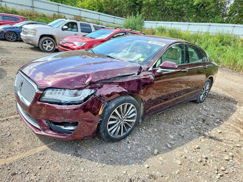 LINCOLN MKZ 2017 with VIN 3LN6L5C91HR665165 - Photo from auction