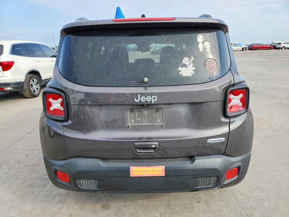 Photo 6 from auction – 2018 JEEP RENEGADE with VIN ZACCJABB1JPJ58855
