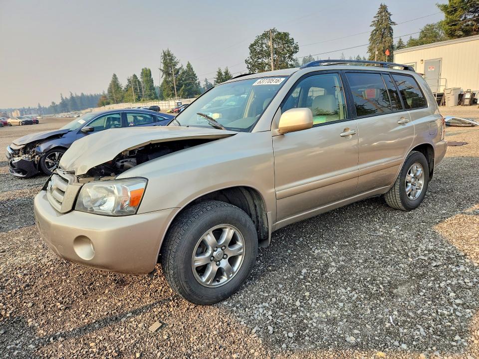 TOYOTA HIGHLANDER 2006 with VIN JTEDD21A160154049 - Photo from auction