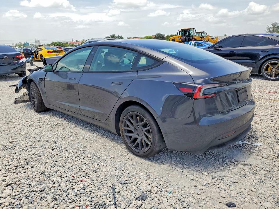 Photo 2 from auction – 2025 TESLA MODEL 3 with VIN 5YJ3E1EA3SF027476