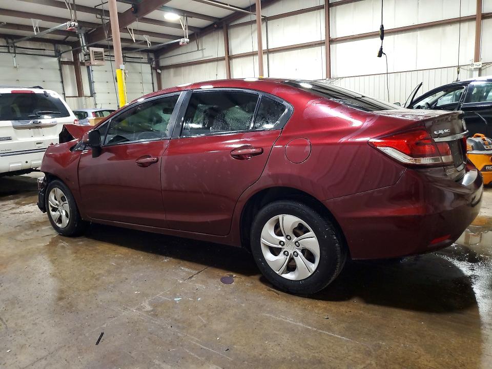 Photo 2 from auction – 2013 HONDA CIVIC with VIN 19XFB2F50DE284200