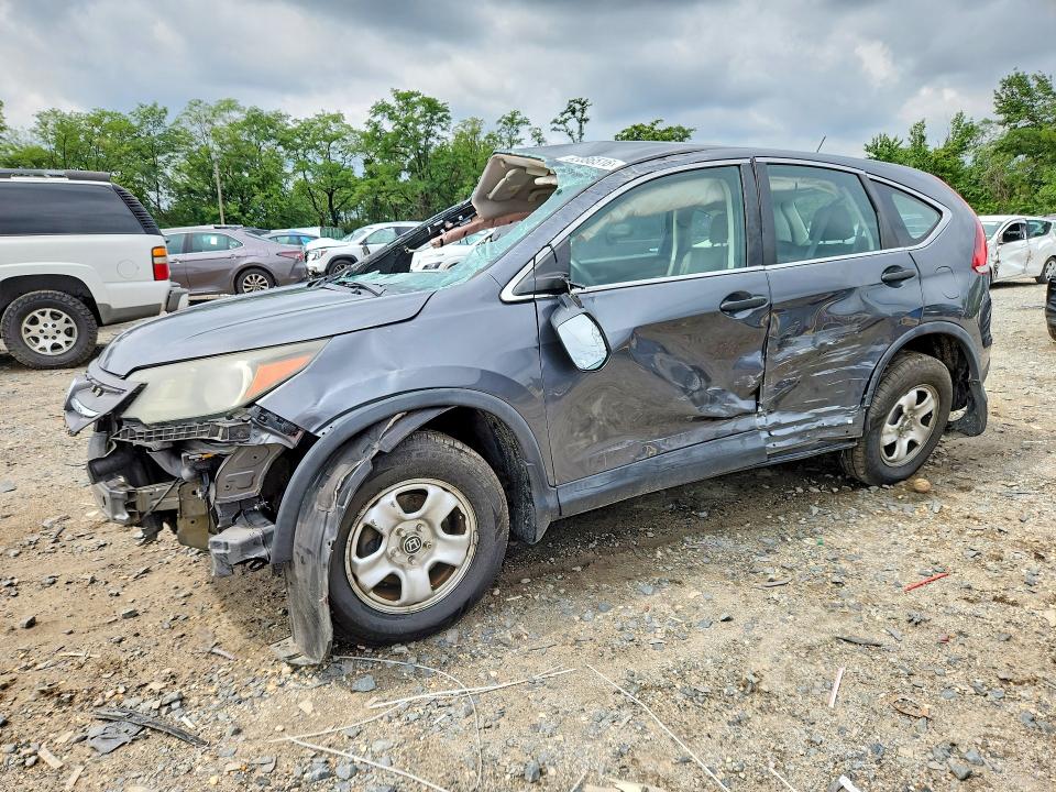 HONDA CR-V 2013 with VIN 2HKRM3H39DH504244 - Photo from auction