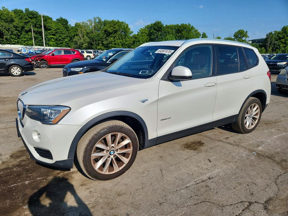 BMW X3 2015 with VIN 5UXWX9C51F0D62043 - Photo from auction