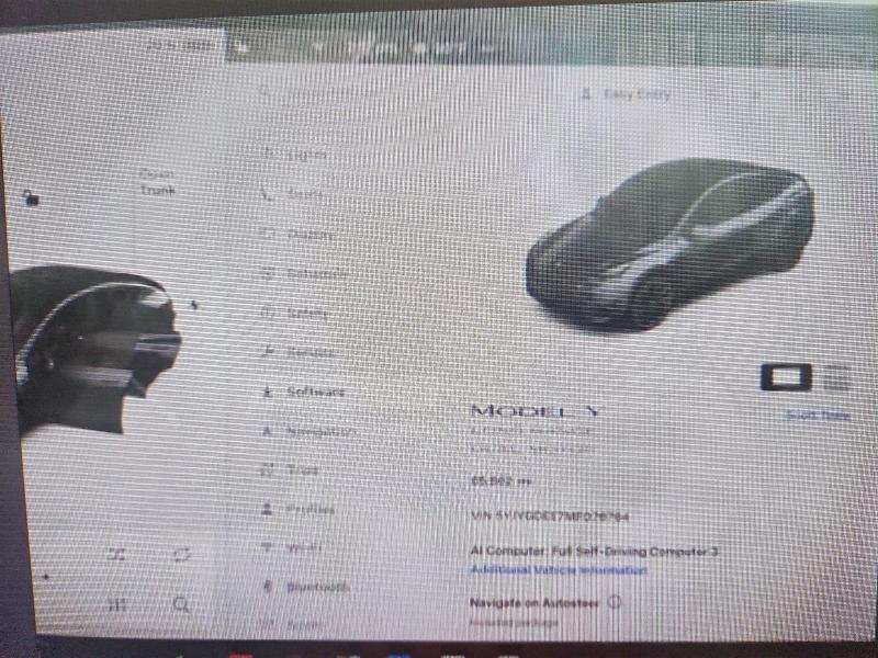 Photo 9 from auction – 2021 TESLA MODEL Y with VIN 5YJYGDEE7MF076784
