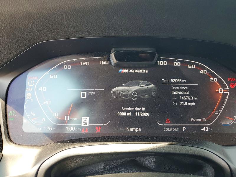 Photo 9 from auction – 2022 BMW M440XI with VIN WBA13AR05NCH93788