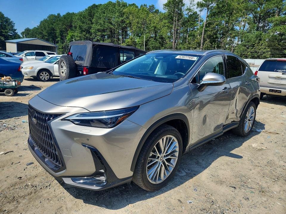 LEXUS NX 2023 with VIN 2T2HGCEZ0PC021062 - Photo from auction
