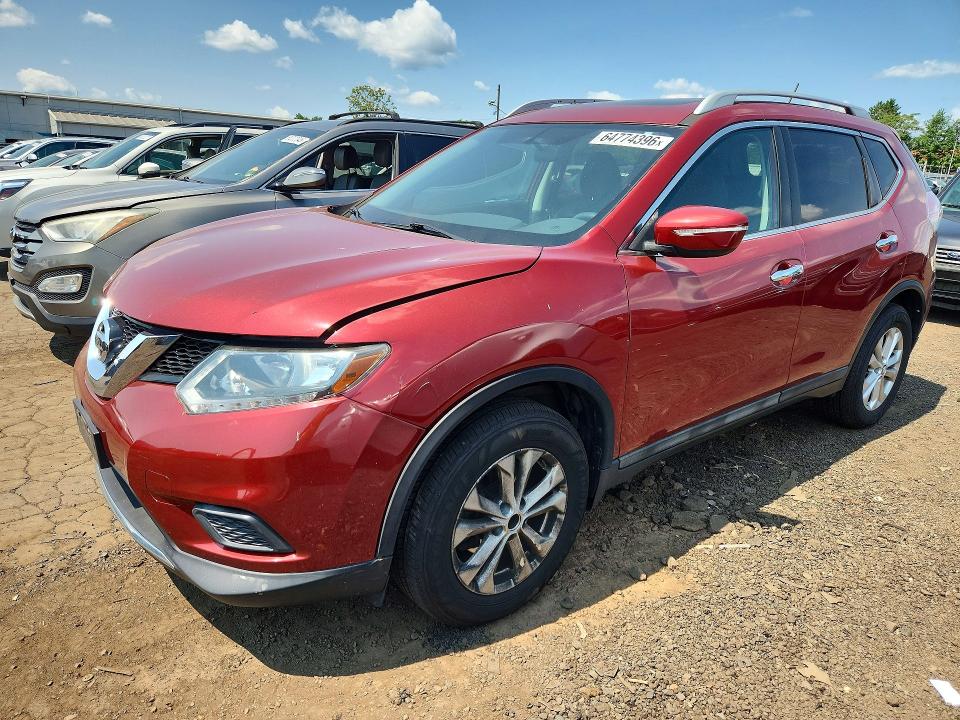 NISSAN ROGUE 2015 with VIN 5N1AT2MV7FC893199 - Photo from auction