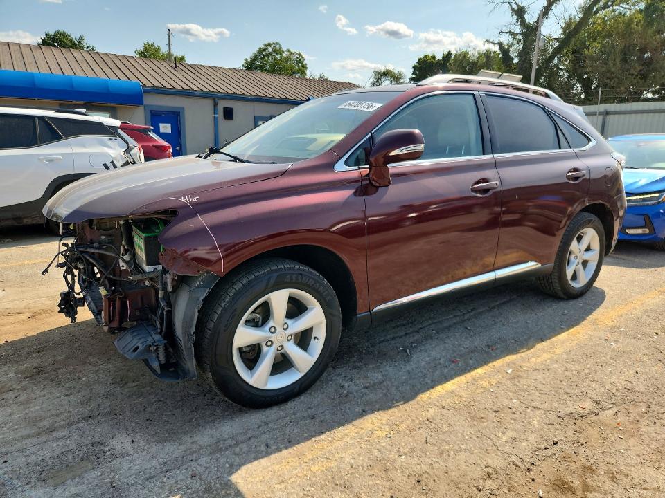 LEXUS RX 350 2013 with VIN 2T2BK1BA1DC207101 - Photo from auction