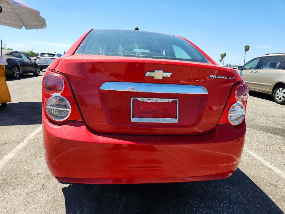 Photo 6 from auction – 2013 CHEVROLET SONIC with VIN 1G1JC5SH1D4172816