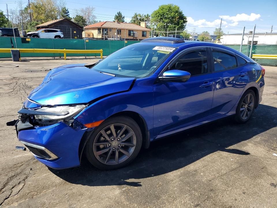 HONDA CIVIC 2021 with VIN 19XFC1F34ME009161 - Photo from auction