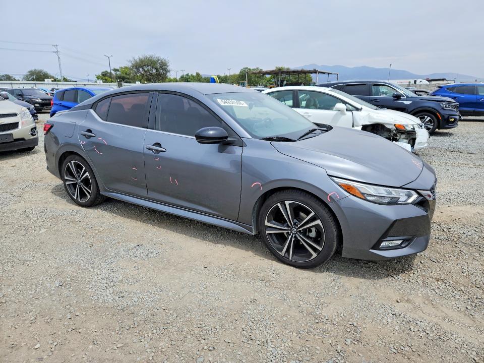 Photo 4 from auction – 2021 NISSAN SENTRA with VIN 3N1AB8DV2MY247456