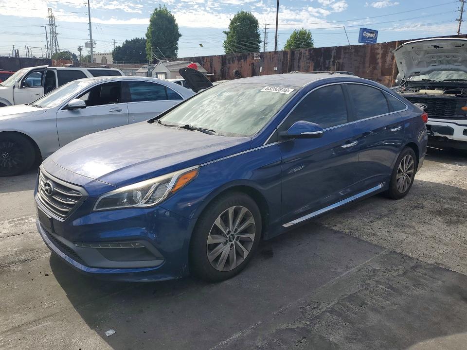 HYUNDAI SONATA 2015 with VIN 5NPE34AF5FH097330 - Photo from auction