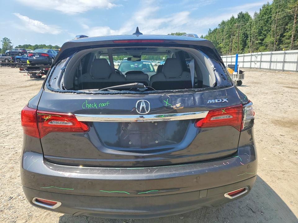 Photo 6 from auction – 2014 ACURA MDX with VIN 5FRYD3H82EB013844