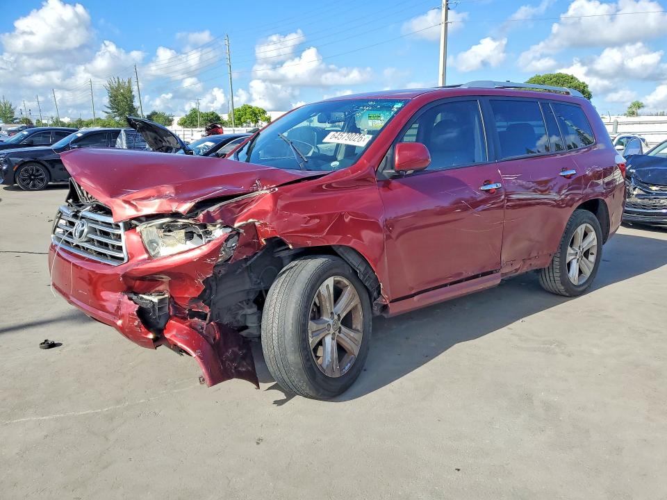 TOYOTA HIGHLANDER 2009 with VIN JTEDS42A592069286 - Photo from auction