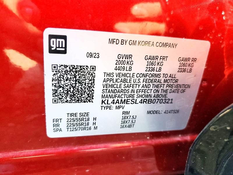 Фото 14 с аукциона – 2024 BUICK ENCORE GX с VIN KL4AMESL4RB070321