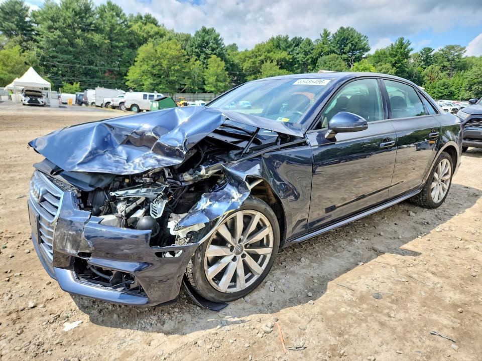 AUDI A4 2018 with VIN WAUDNAF41JN001856 - Photo from auction