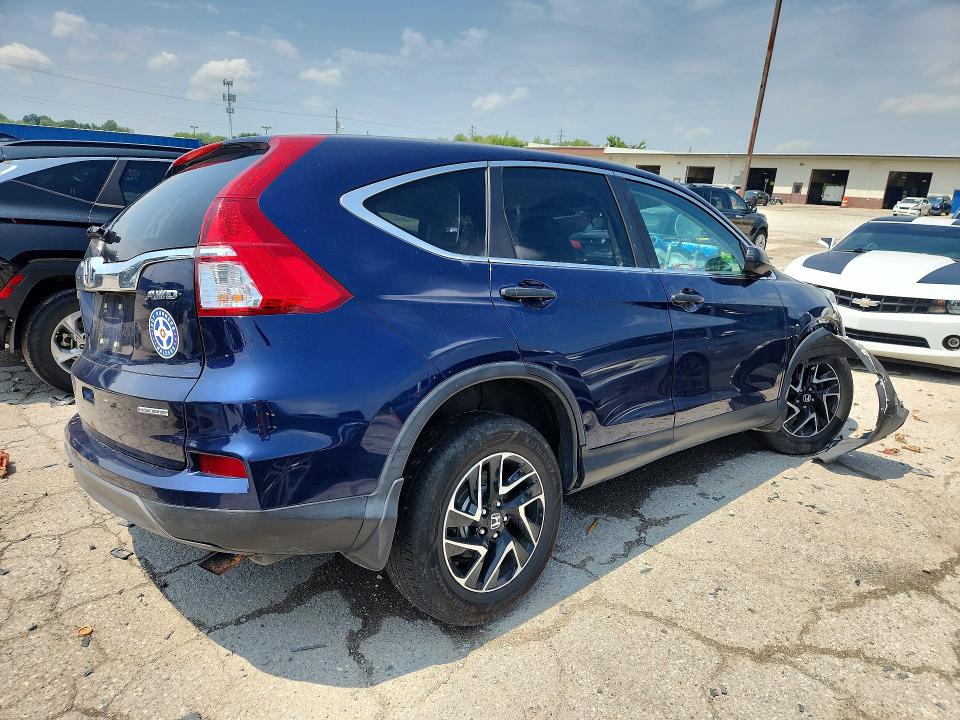Photo 3 from auction – 2016 HONDA CR-V with VIN 2HKRM4H44GH684736