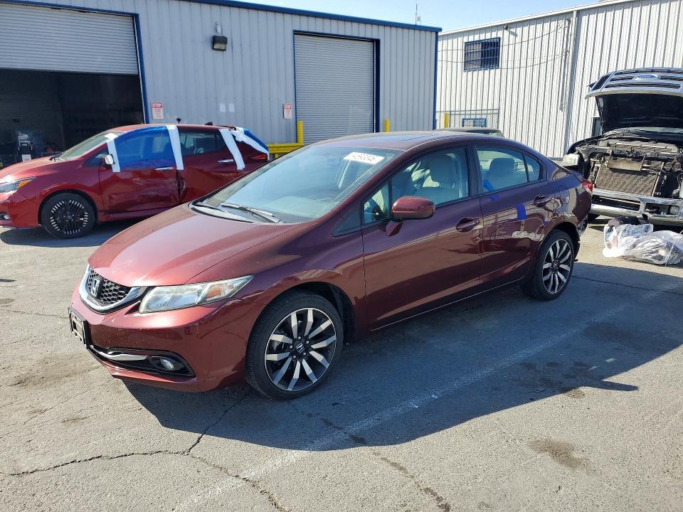 HONDA CIVIC 2015 with VIN 19XFB2F92FE256422 - Photo from auction