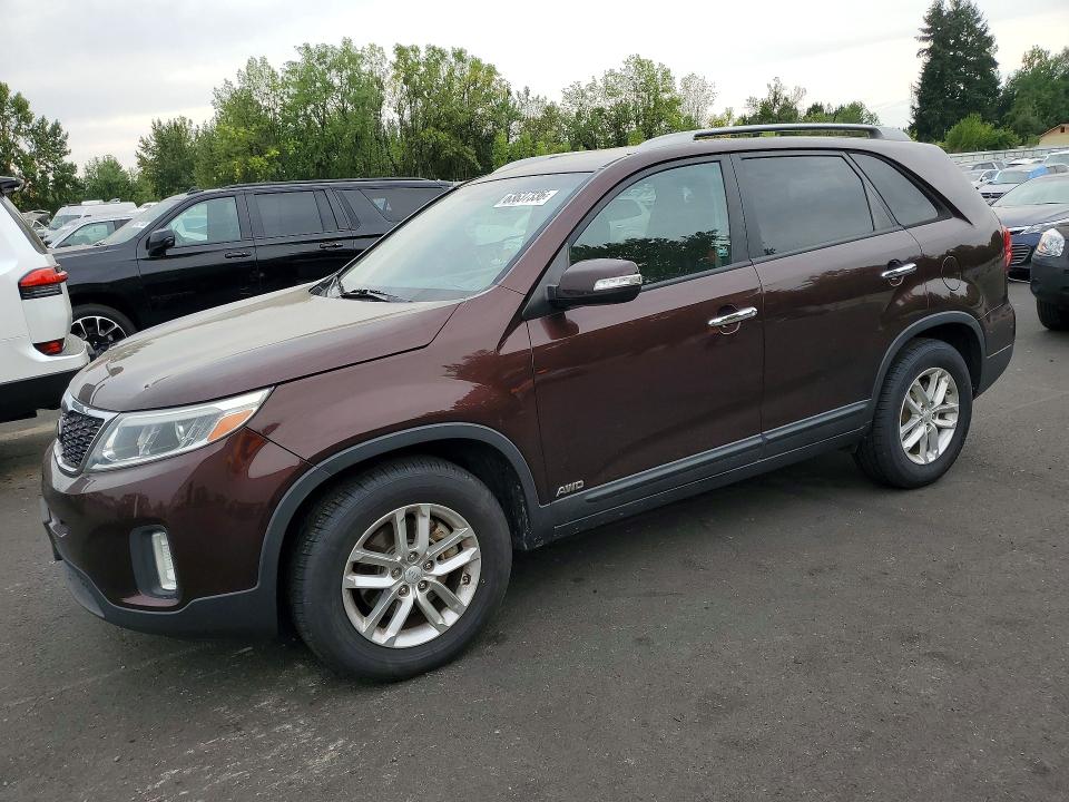 KIA SORENTO 2015 with VIN 5XYKTDA79FG624434 - Photo from auction