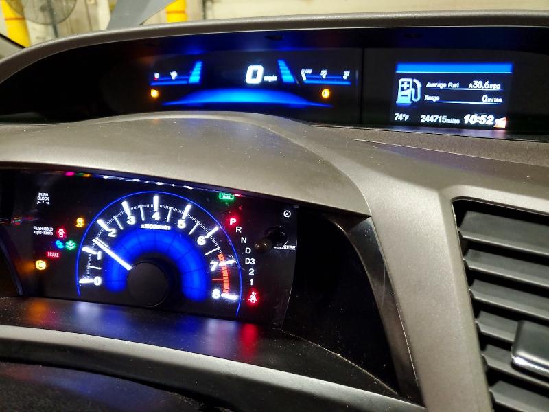 Photo 9 from auction – 2012 HONDA CIVIC with VIN 2HGFB2F91CH592676