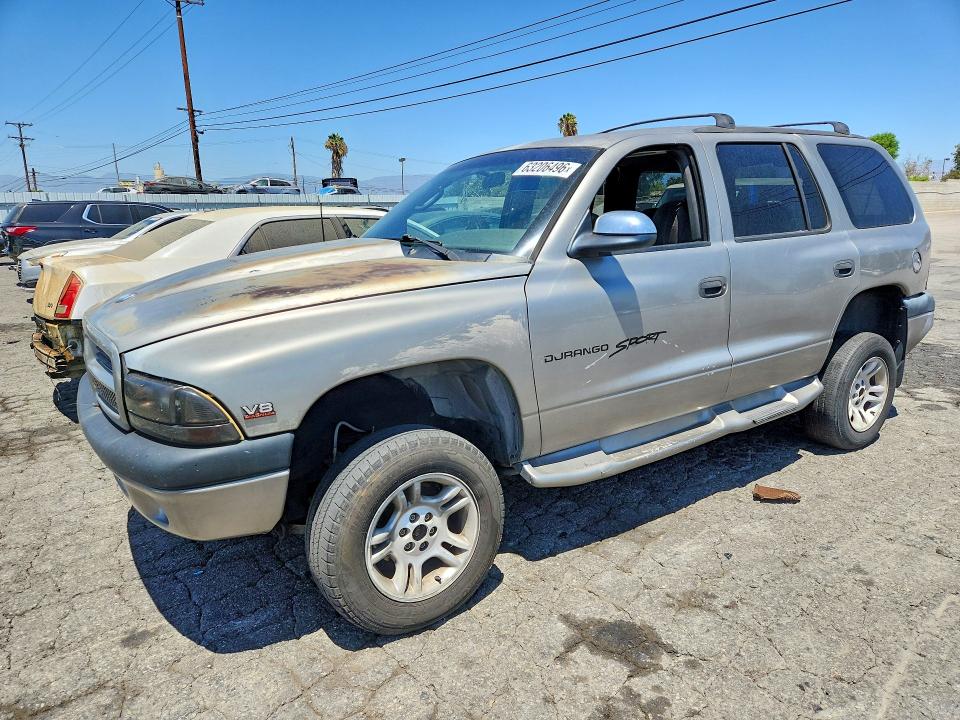 DODGE DURANGO 2000 with VIN 1B4HS28N7YF149018 - Photo from auction