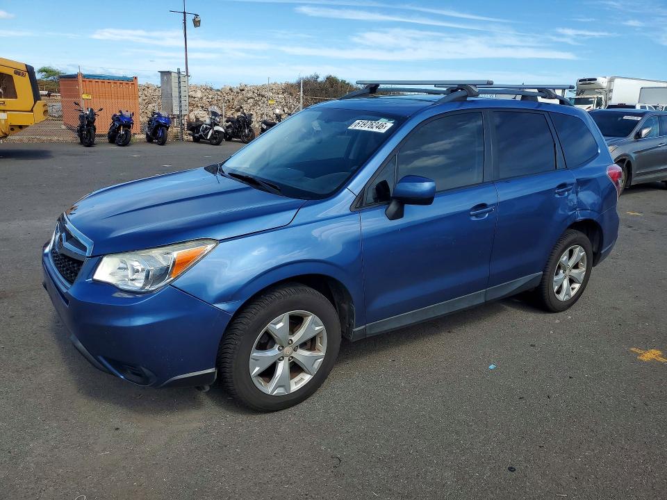 SUBARU FORESTER 2015 with VIN JF2SJADC4FH593745 - Photo from auction