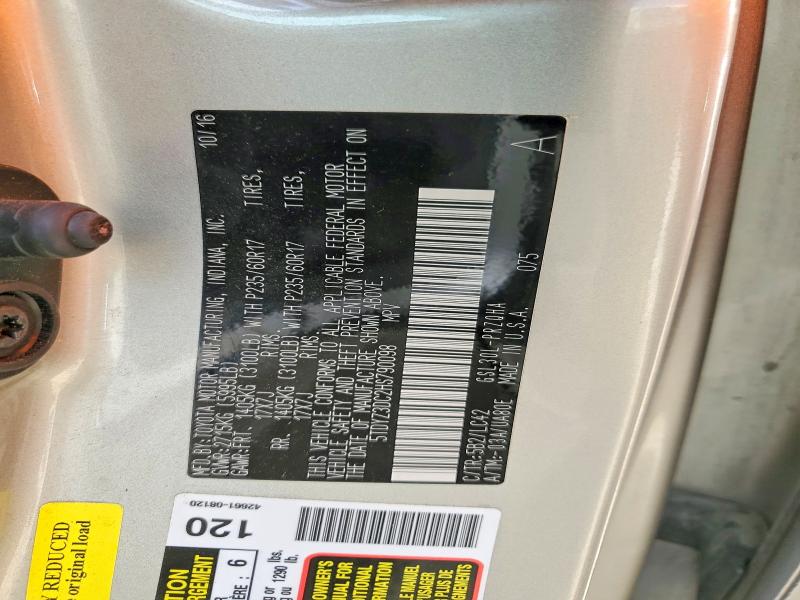 Photo 14 from auction – 2017 TOYOTA SIENNA with VIN 5TDYZ3DC2HS790098