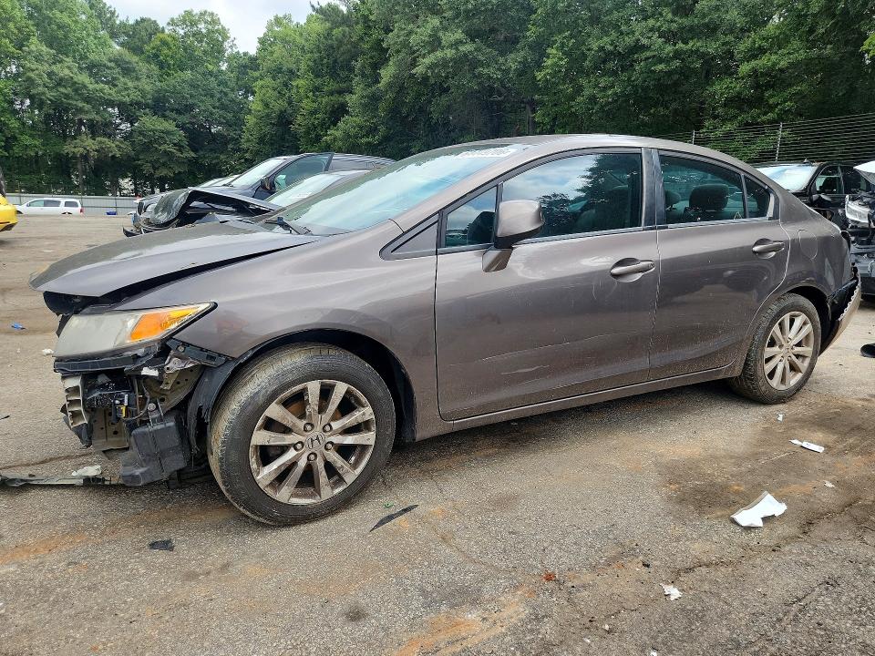 HONDA CIVIC 2012 with VIN 19XFB2F83CE008487 - Photo from auction