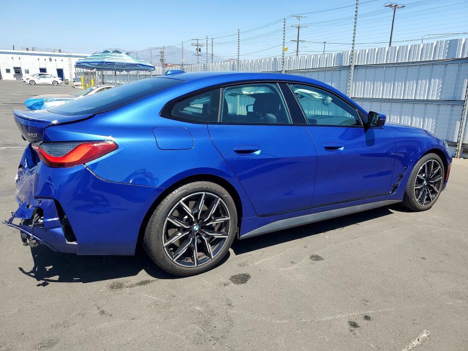 Photo 3 from auction – 2022 BMW 430I with VIN WBA63AV03NFM01690