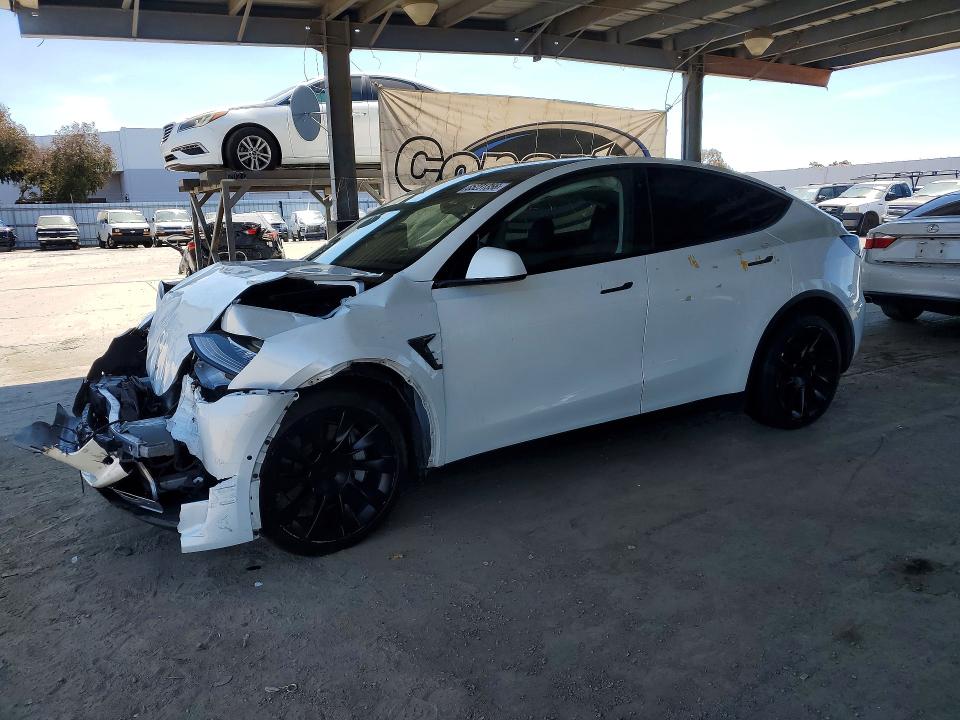 TESLA MODEL  Y 2022 with VIN 7SAYGDEEXNF435162 - Photo from auction