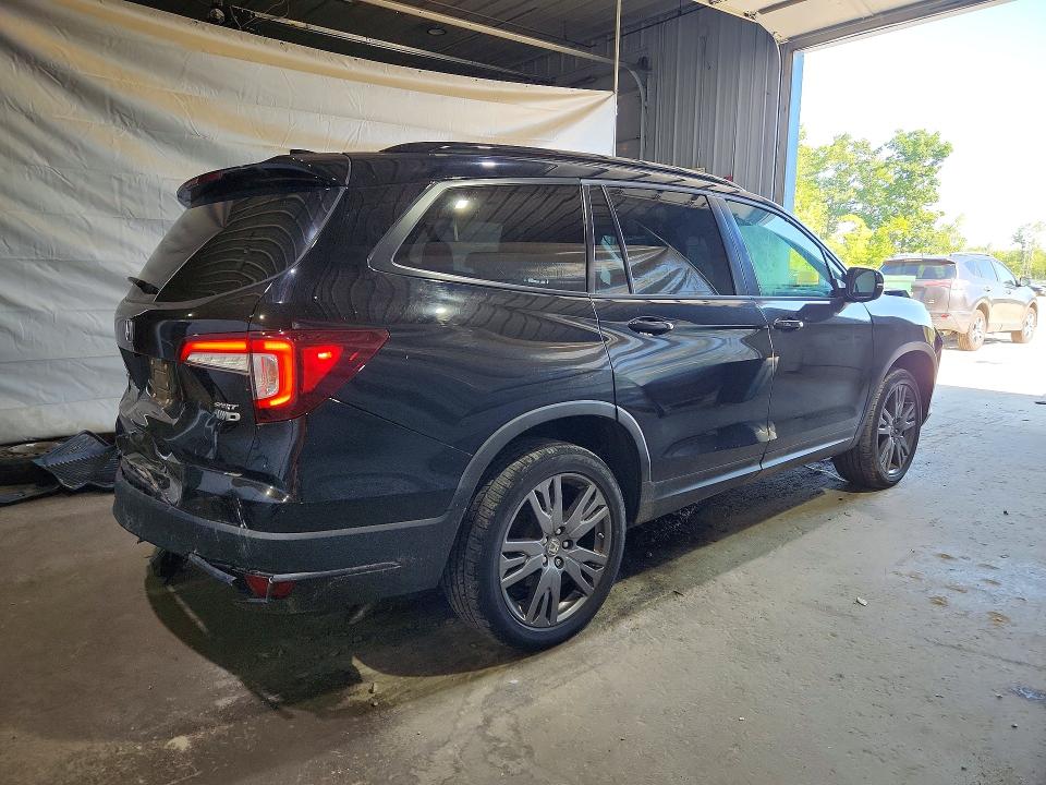 Photo 3 from auction – 2022 HONDA PILOT with VIN 5FNYF6H37NB092946