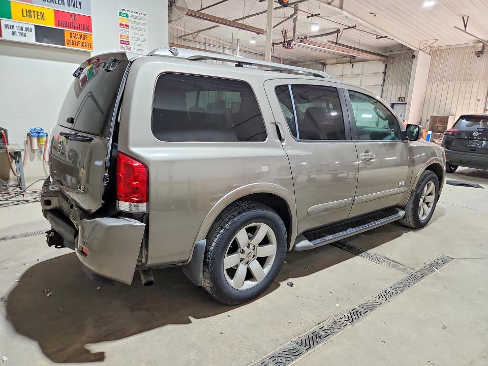 Photo 3 from auction – 2008 NISSAN ARMADA with VIN 5N1AA08C68N607997