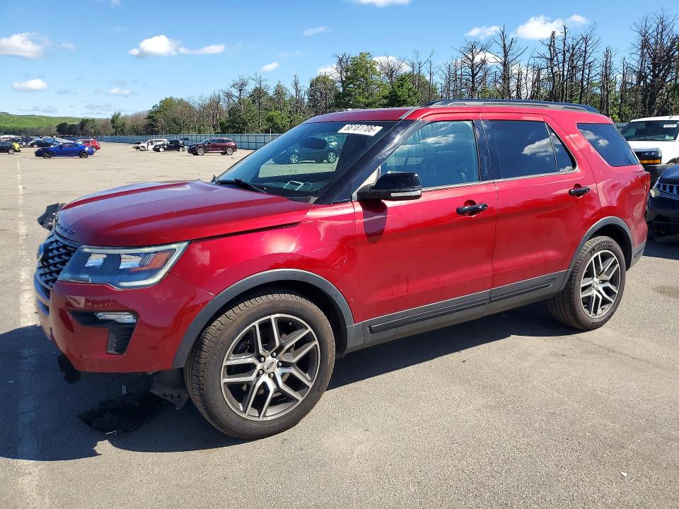 FORD EXPLORER 2018 with VIN 1FM5K8GT3JGB37565 - Photo from auction