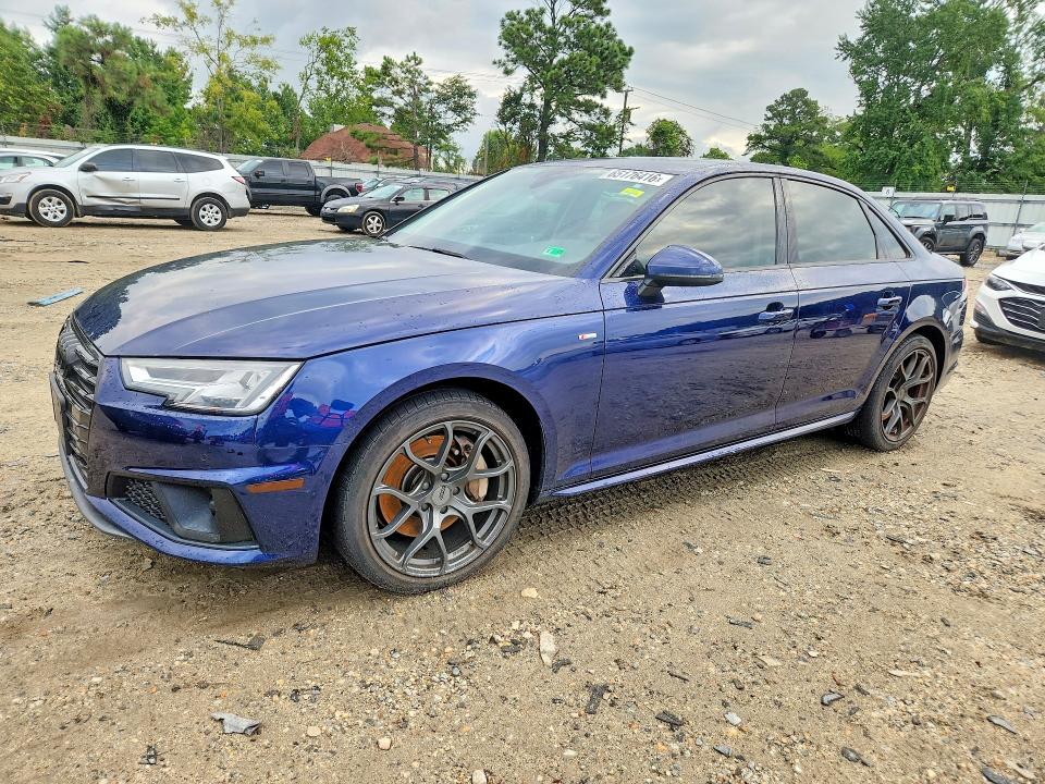 AUDI A4 2019 with VIN WAUENAF49KA025500 - Photo from auction
