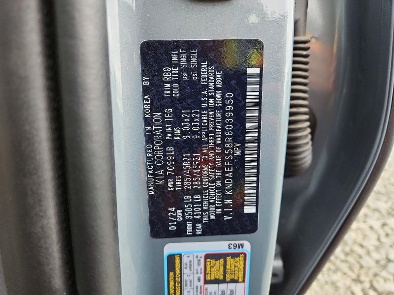 Photo 14 from auction – 2024 KIA EV9 with VIN KNDAEFS58R6039950