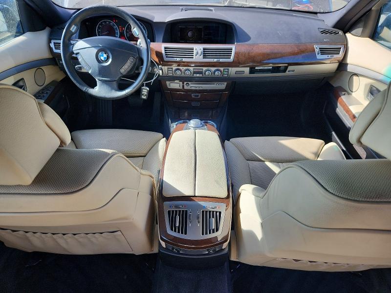 Photo 8 from auction – 2008 BMW 750 with VIN WBAHN83598DT81486