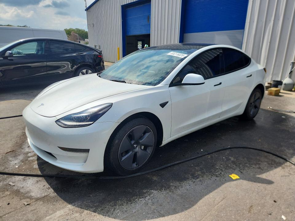 TESLA MODEL 3 2022 with VIN 5YJ3E1EA2NF148519 - Photo from auction