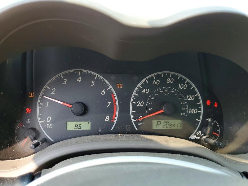 Photo 9 from auction – 2009 TOYOTA COROLLA with VIN JTDBL40E49J000562
