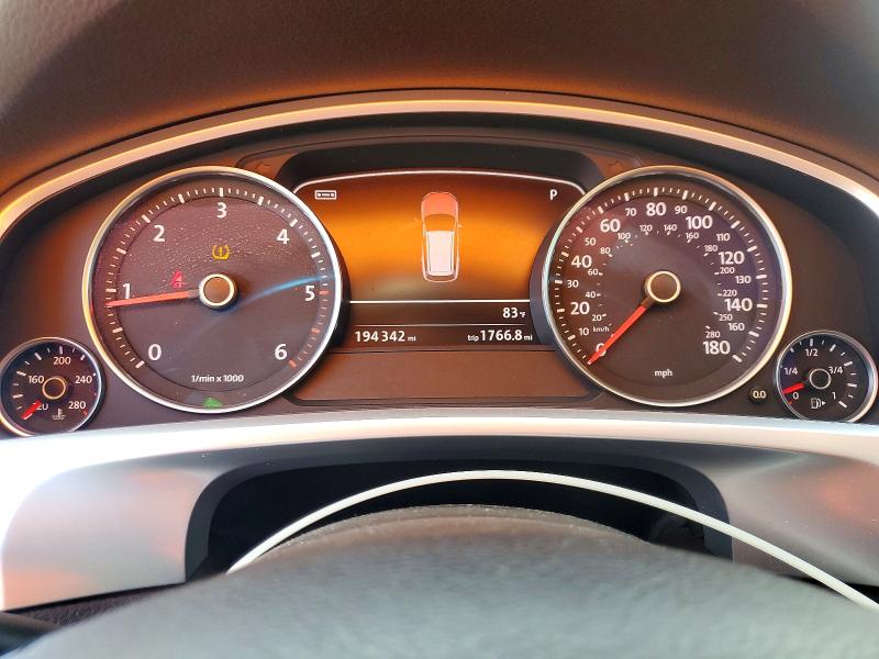 Photo 9 from auction – 2012 VOLKSWAGEN TOUAREG with VIN WVGFK9BP0CD005534