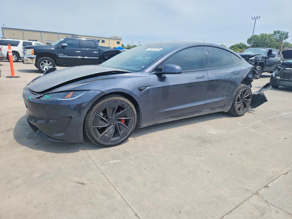 TESLA MODEL 3 2024 с VIN 5YJ3E1ET2RF773817 - Снимка от търг