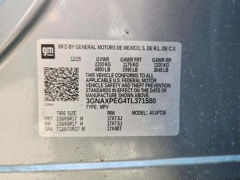 Photo 14 from auction – 2026 CHEVROLET EQUINOX with VIN 3GNAXPEG4TL371580