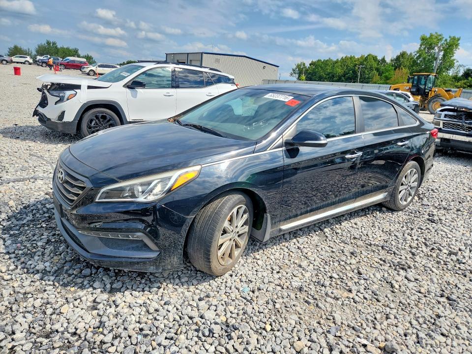 HYUNDAI SONATA 2016 with VIN 5NPE34AF5GH303554 - Photo from auction