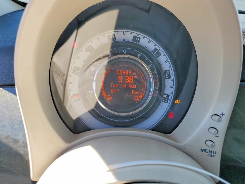 Photo 9 from auction – 2012 FIAT 500 with VIN 3C3CFFAR3CT352187