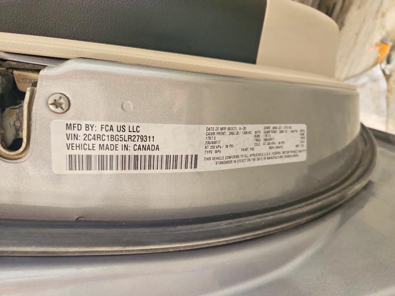 Photo 14 from auction – 2020 CHRYSLER PACIFICA with VIN 2C4RC1BG5LR279311