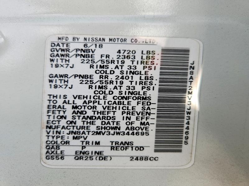 Photo 14 from auction – 2018 NISSAN ROGUE with VIN JN8AT2MV3JW344695