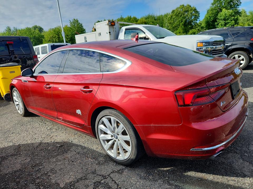 Photo 2 from auction – 2018 AUDI A5 with VIN WAUBNCF50JA065163