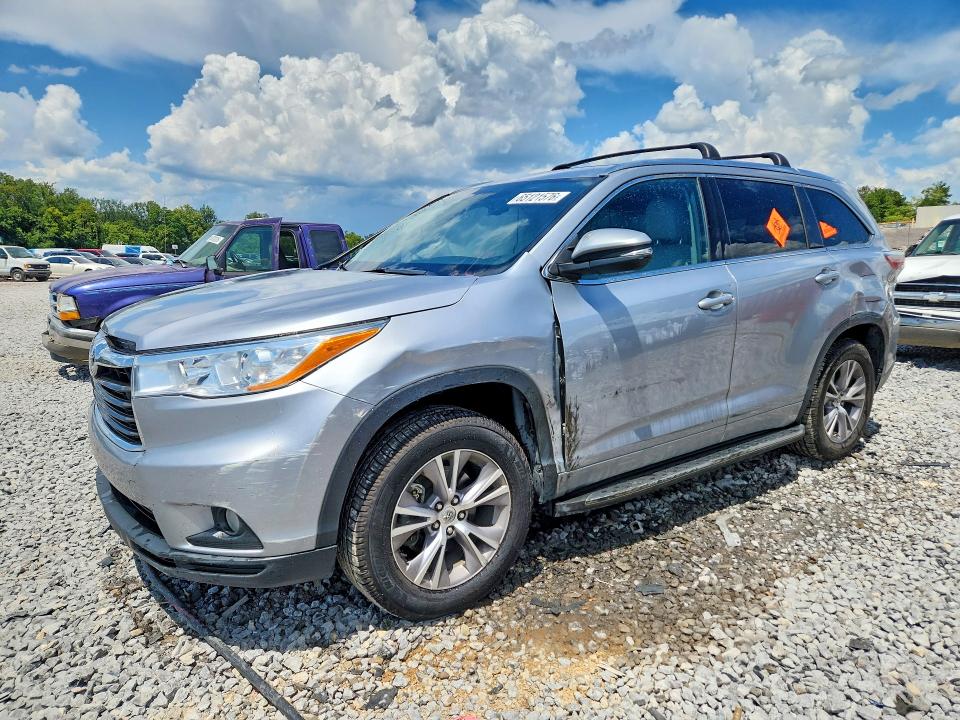 TOYOTA HIGHLANDER 2014 with VIN 5TDKKRFH9ES023124 - Photo from auction
