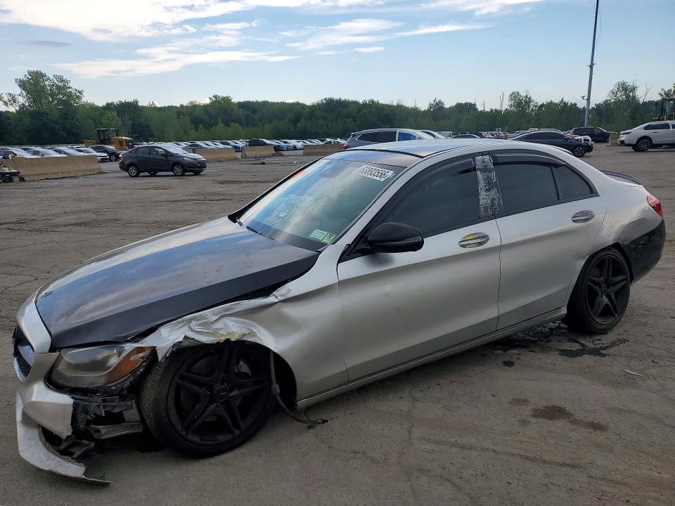 MERCEDES-BENZ C 2016 with VIN WDDWF4KB1GR151438 - Photo from auction