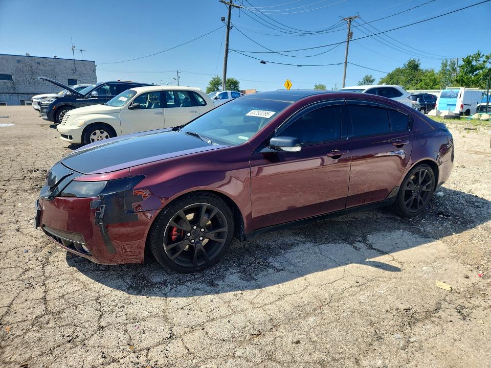 ACURA TL 2012 with VIN 19UUA8F23CA030390 - Photo from auction